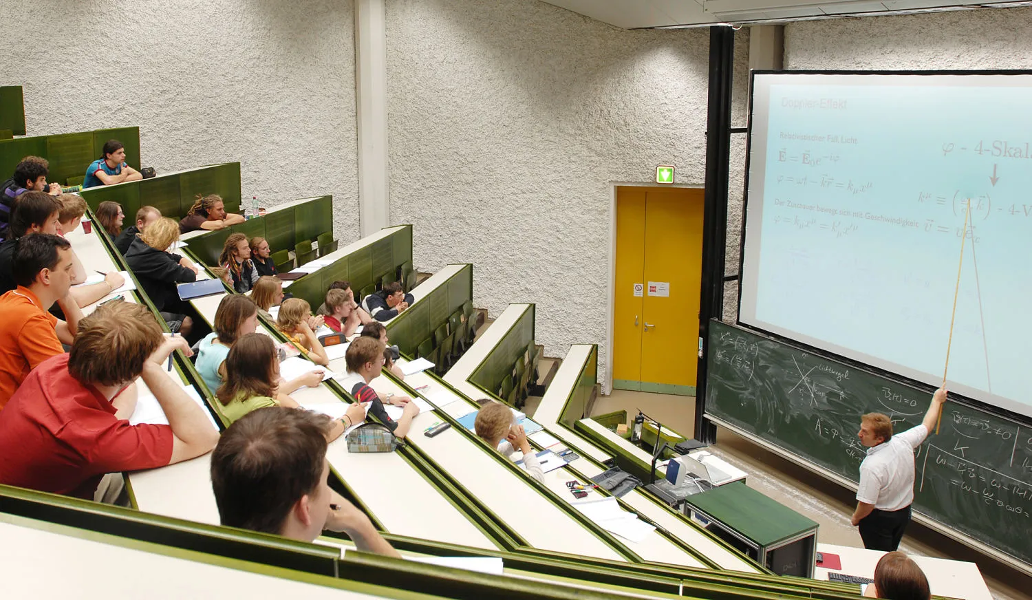 College lecture hall
