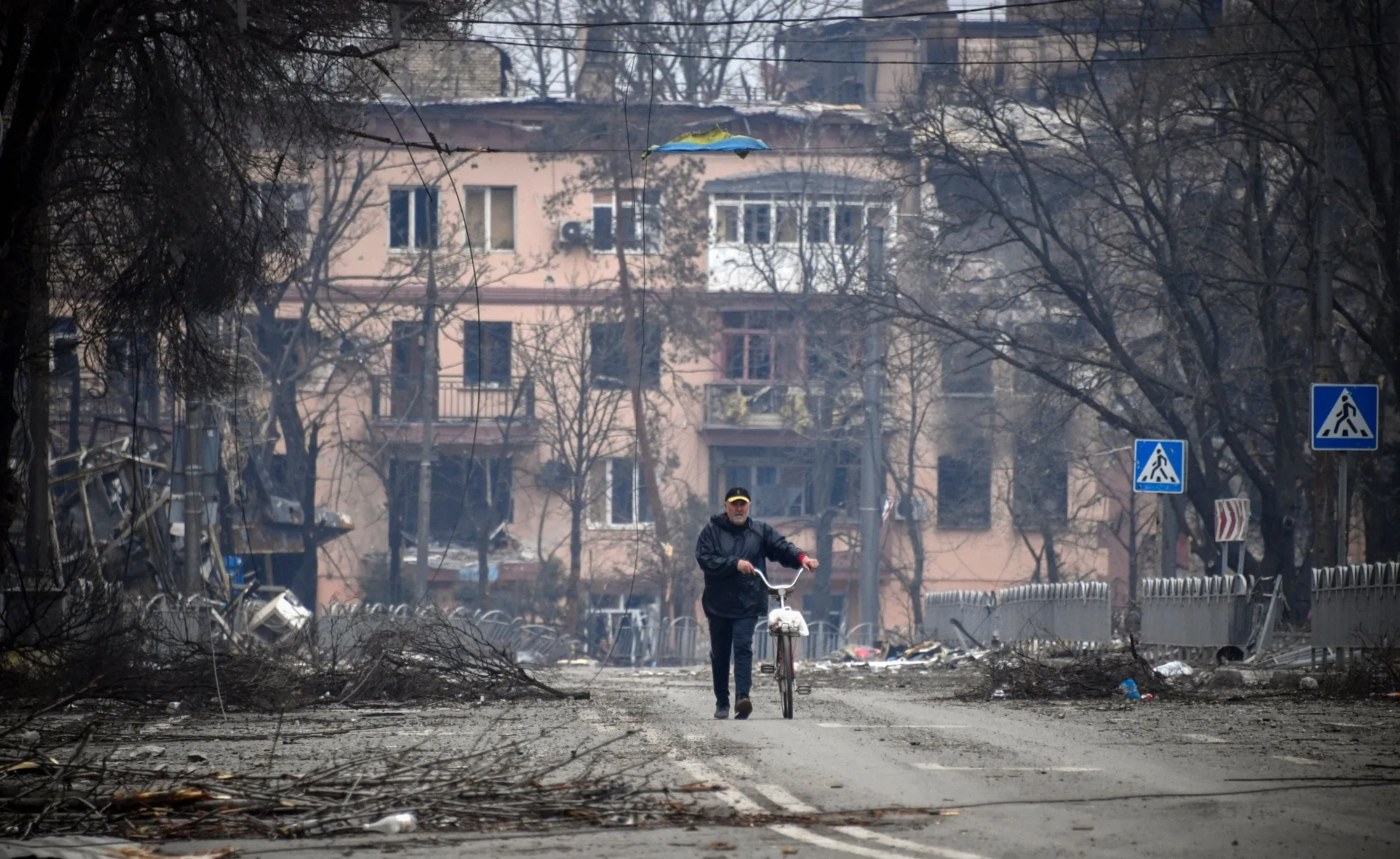 The destruction of Mariupol.