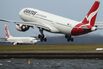 General Views of Qantas Aircraft Ahead of Half-Year Results