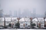 Snow in London as Cold Snap Puts Pressure on UK Energy System