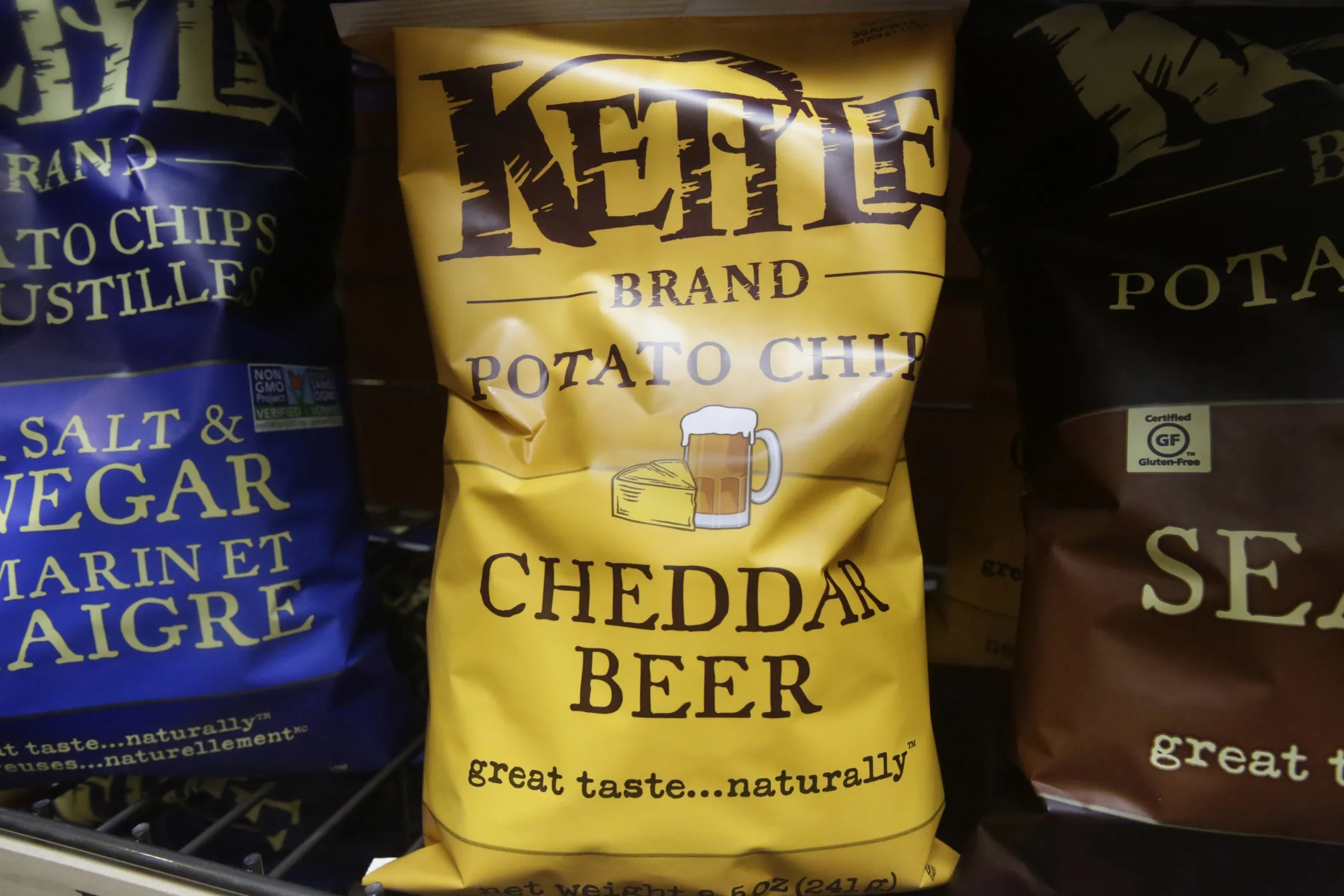Diamond Foods' brands include Kettle potato chips.
