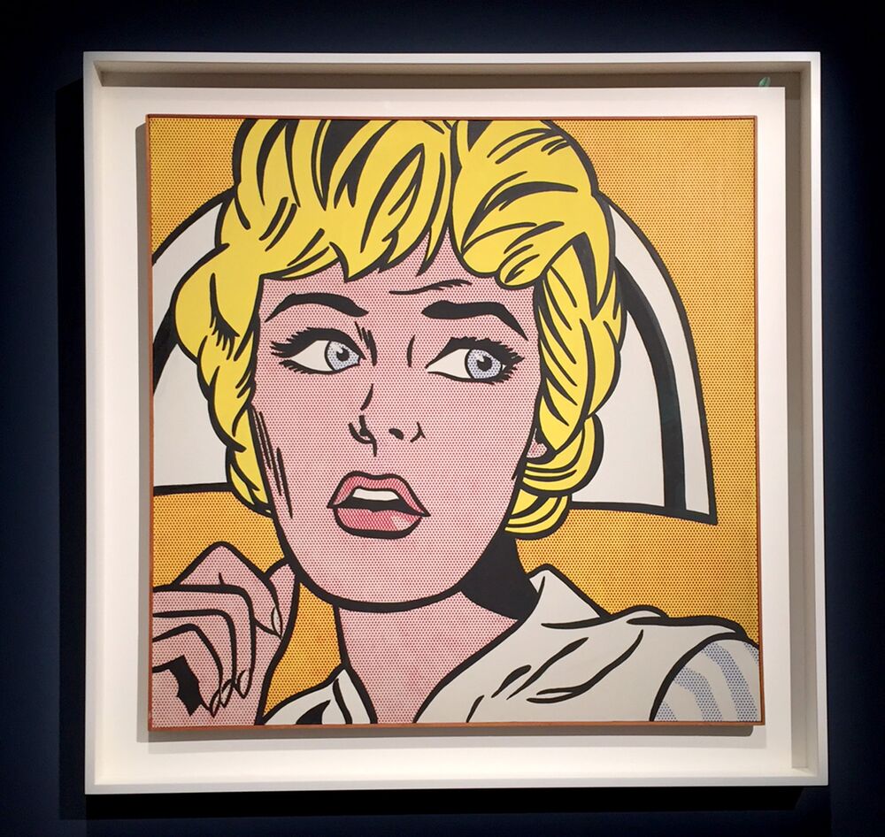 Lichtenstein S Comic Book Nurse Fetches Record 95 4 Million Bloomberg