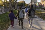 Immigrants from Venezuela in the Bronx borough of New York, Oct. 18, 2022.