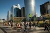 The La Defense business district in Paris.