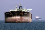 An oil tanker is seen off the port of Bandar Abbas, southern Iran, on July 2, 2012