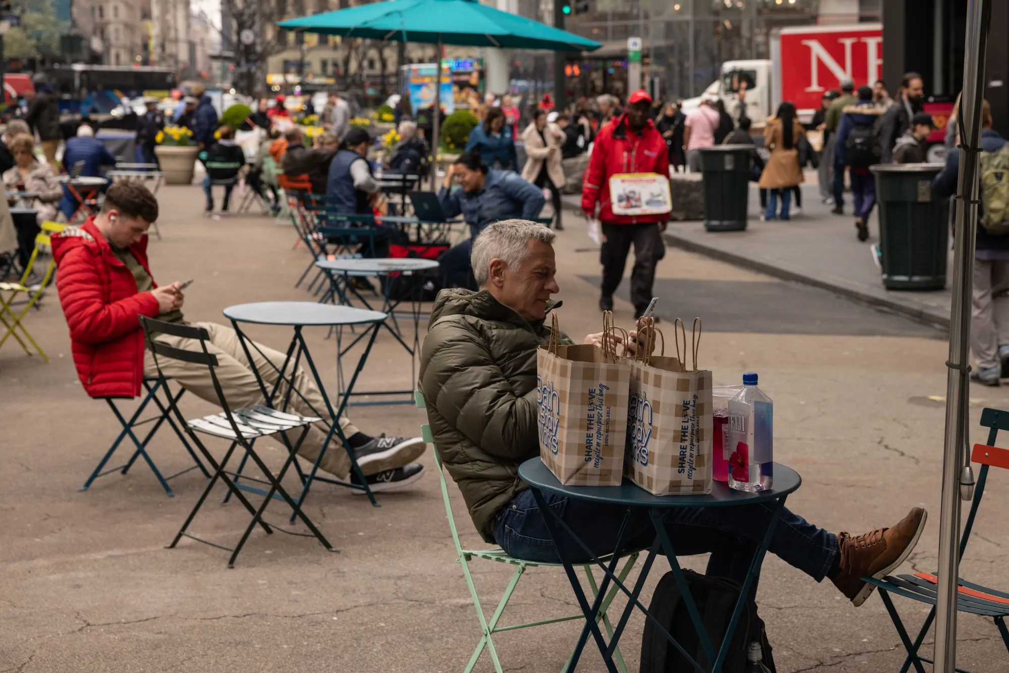 Consumers are taking a break.