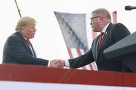 Donald Trump Hosts A Rally In Illinois
