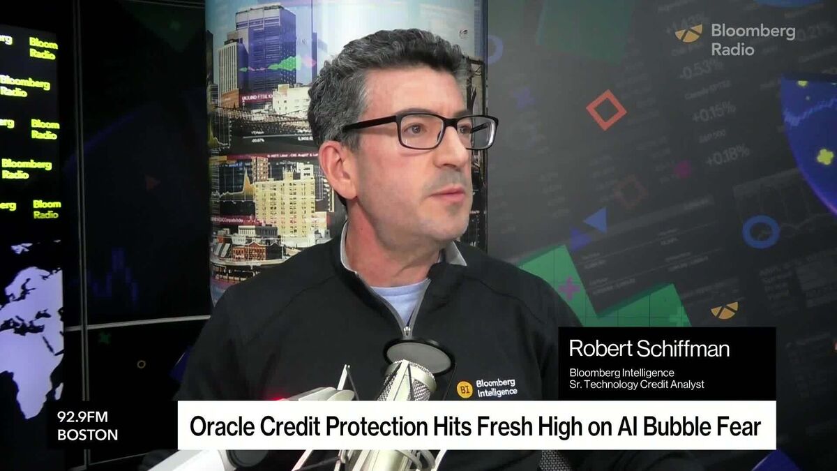 Oracle Credit Protection Hits Fresh High on AI Bubble Fear