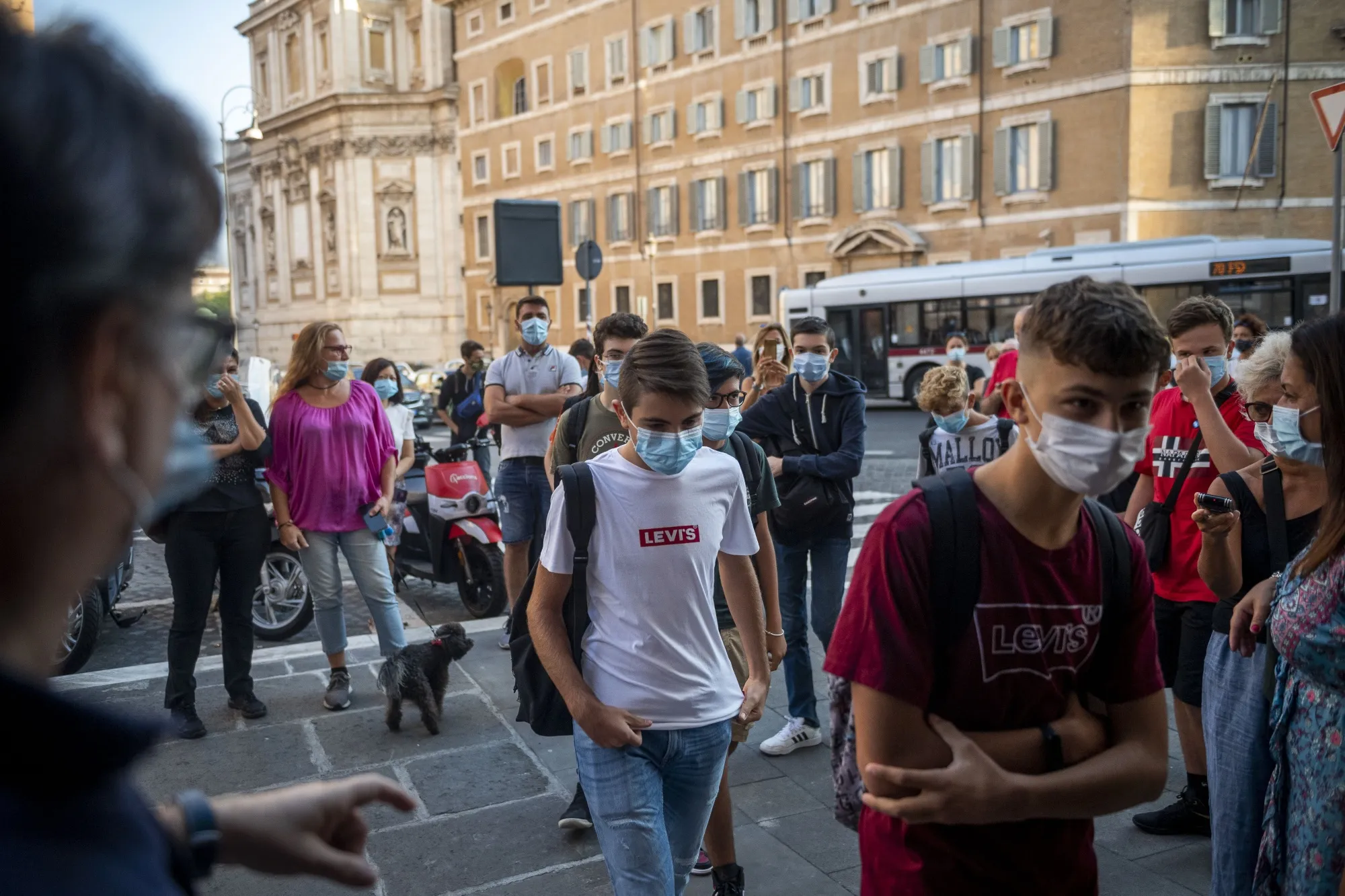 Life goes on in Italy.