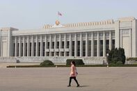 The Mansudae Assembly Hall in Pyongyang.