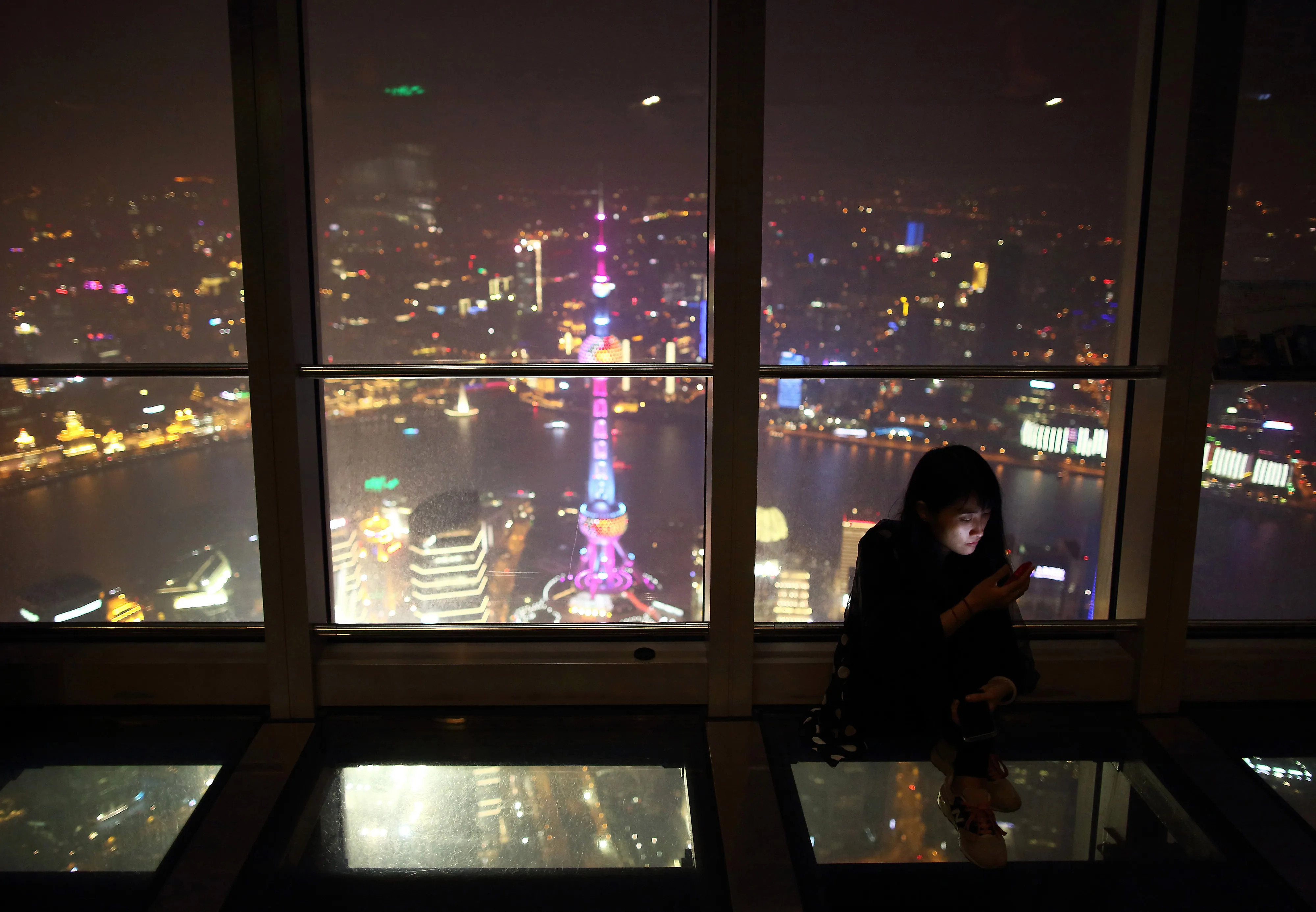 General Images Of Shanghai As The People's Bank of China Steps Up Support For Slowing Economy