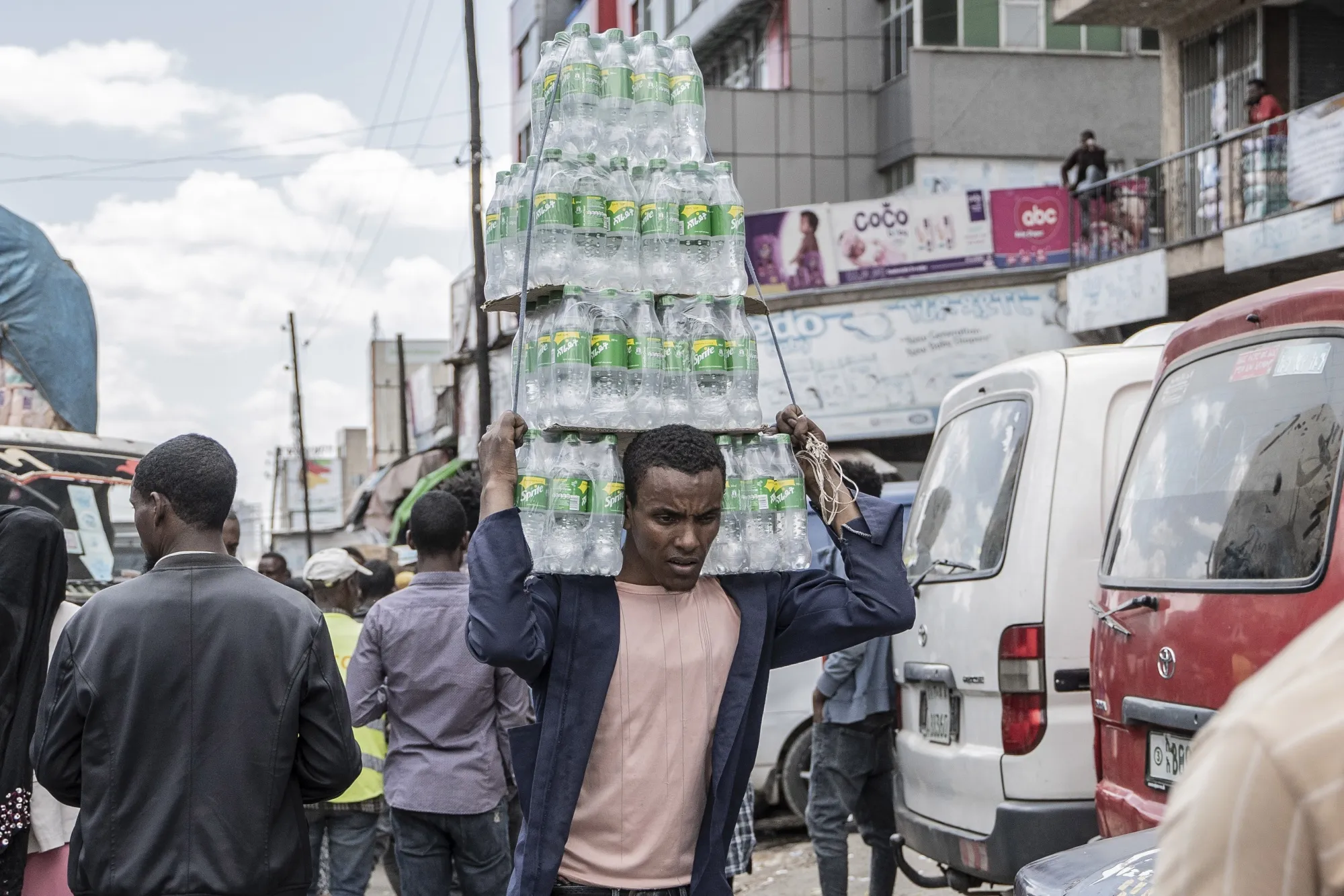 The Merkato area of Addis Ababa. Kenya.