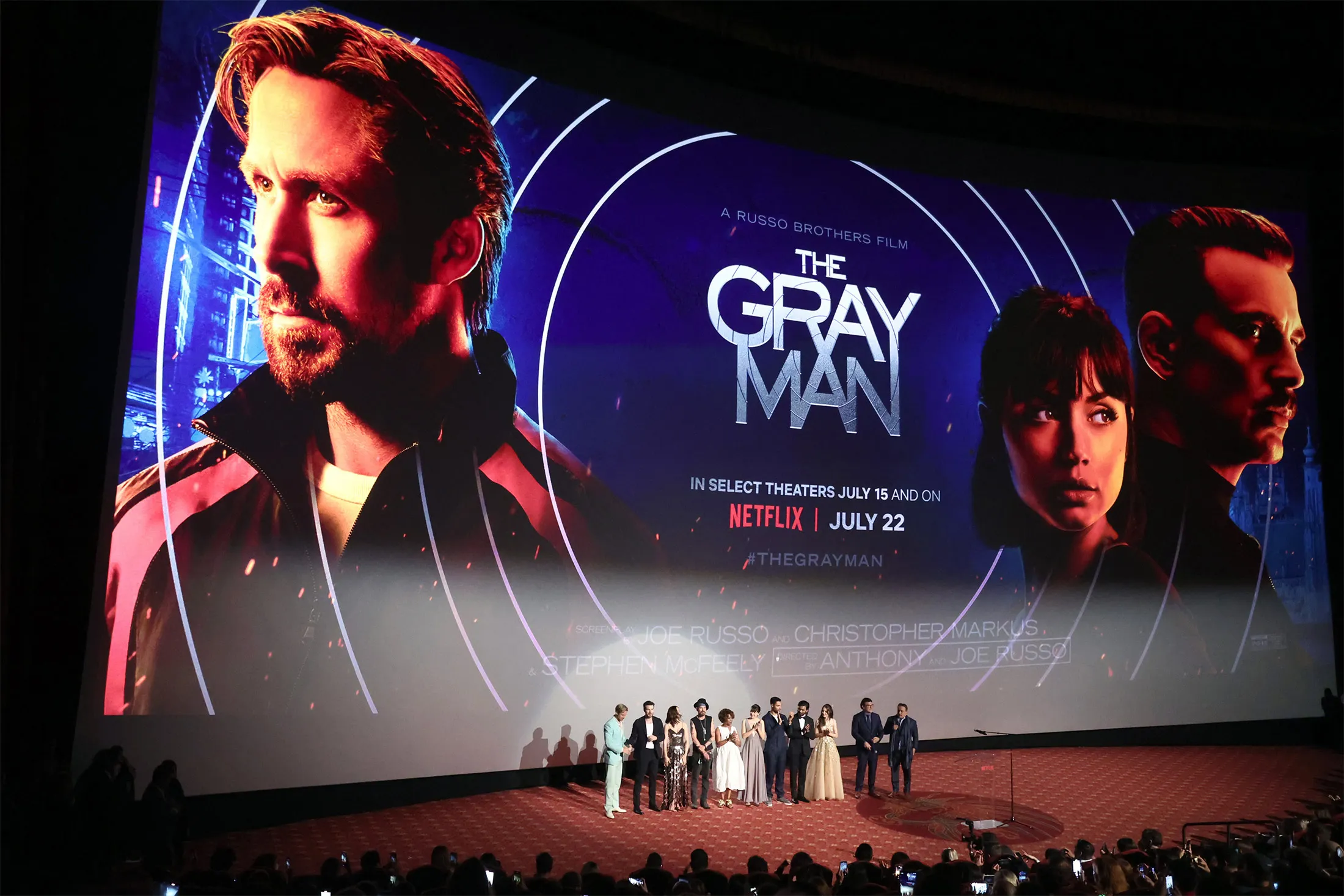 The premiere of Netflix's "The Gray Man" in Hollywood on July 13.