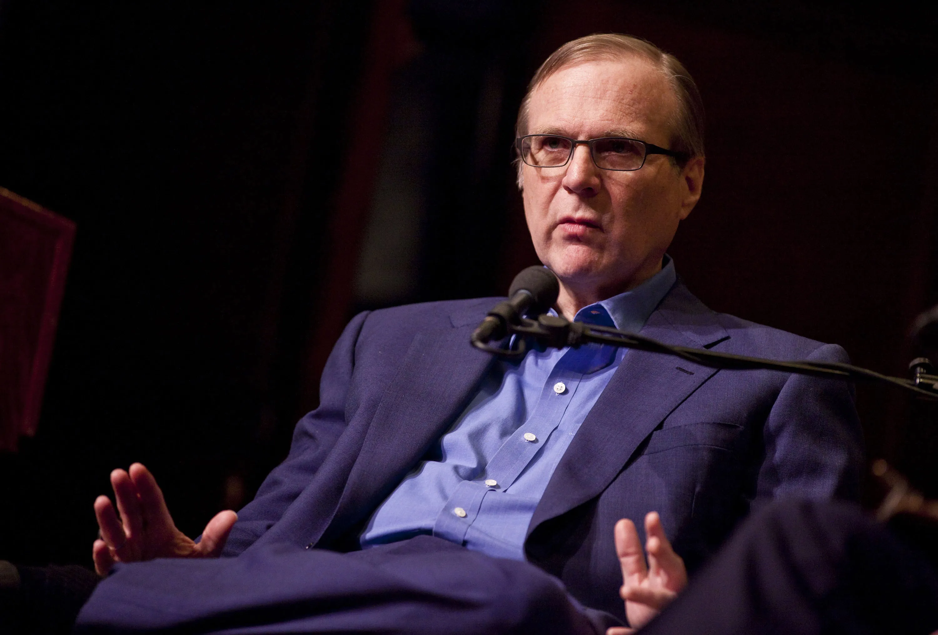 Paul Allen speaks in New York, in 2011.