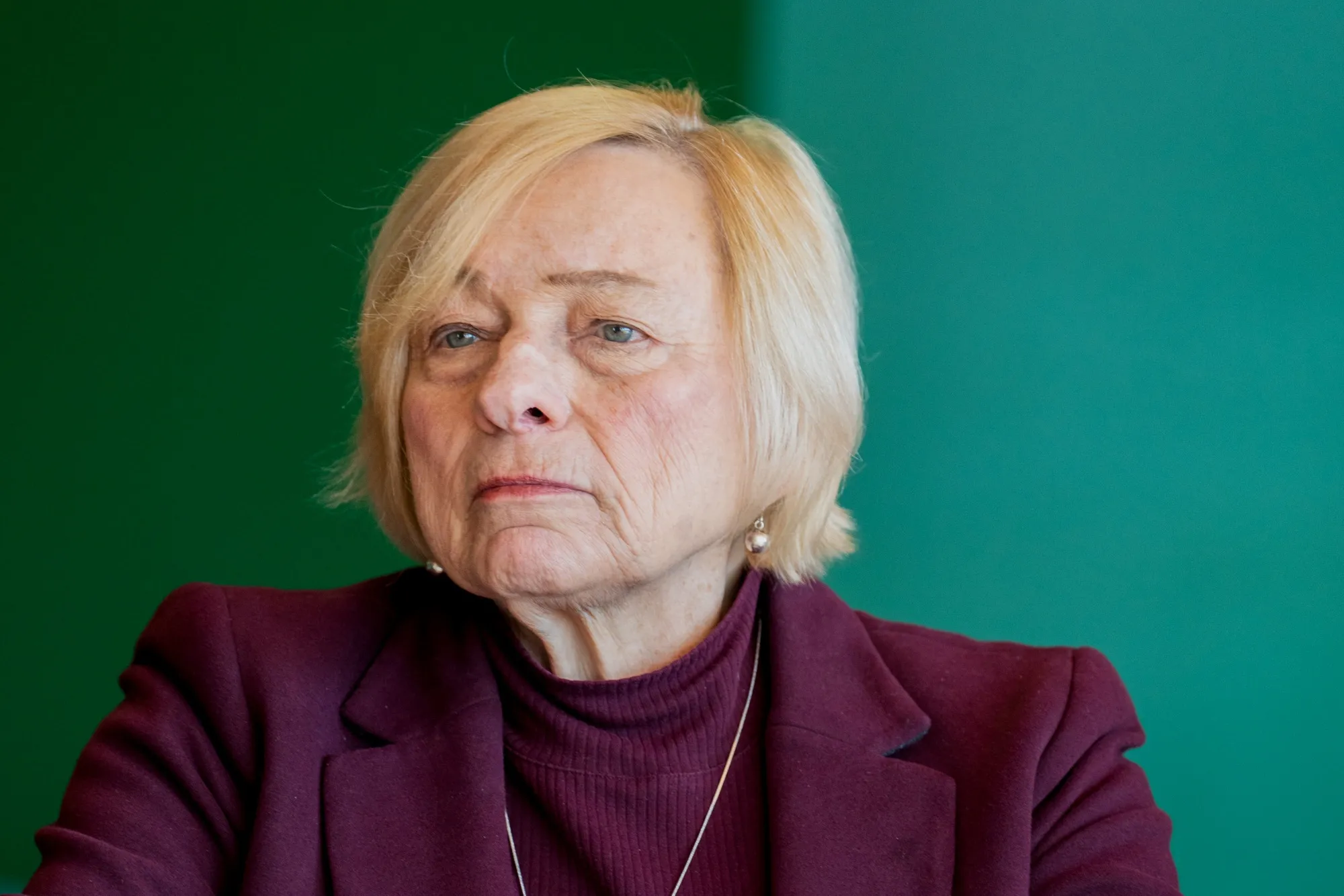 Janet Mills during an interview in Westbrook, Maine, on March 10.
