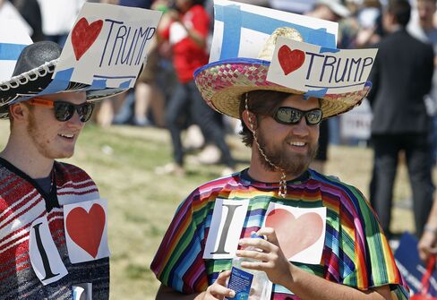 Trump supporters on March 19 in Fountain Hills, Arizona.