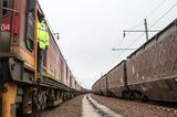 South African Commodities At Freight Rail Terminus