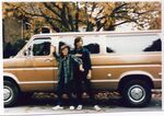Tanya Van Cuylenborg and Jay Cook with the van they drove to the U.S. It was found locked and abandoned in Bellingham, Wash.