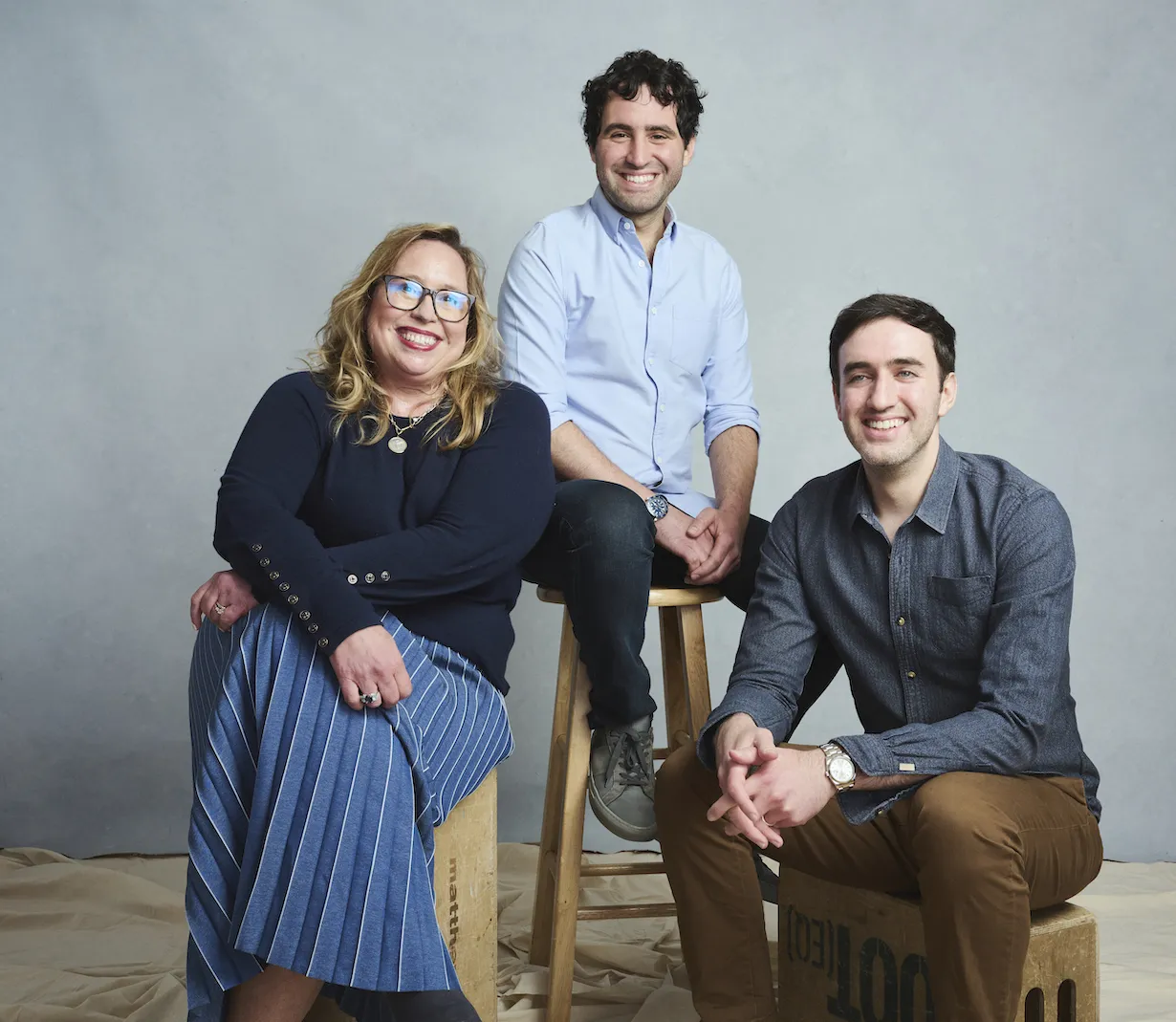 Michelle Carnahan, from left, Demetri Karagas, and Steven Gutentag