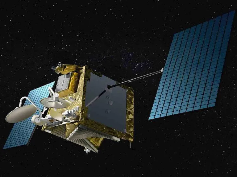 Illustration of a OneWeb satellite.