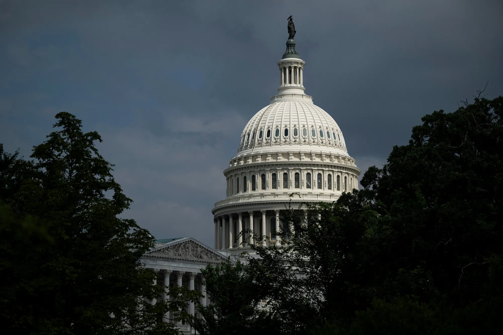 The US Capitol building in Washington, DC.