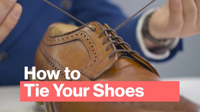 How To Tie Your Shoes And Lace The Best Way Bloomberg