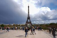 The Eiffel tower in Paris.