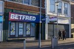 A Betfred betting shop Middlesborough town centre, North Yorkshire, United Kingdom. This is a poor and deprived area of