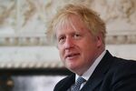 Boris Johnson, UK prime minister, during his bilateral meeting with Sheikh Tamim bin Hamad Al Thani, Emir of Qatar, inside 10 Downing Street in London, UK, on Monday, May 23, 2022.