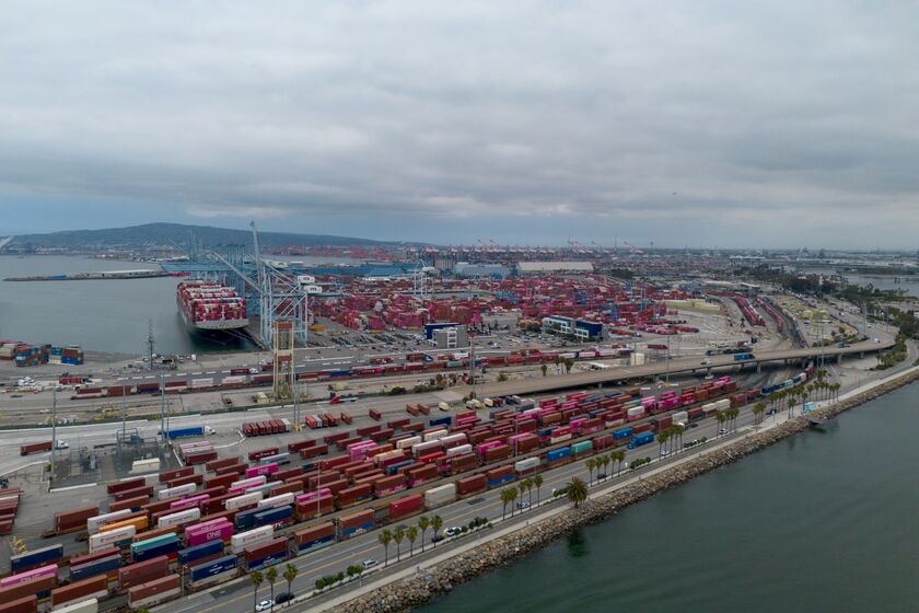 Operations At The Ports of Los Angeles And Long Beach Amid US-China Trade War