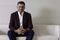 Nikesh Arora, president and chief operating officer of SoftBank Group Corp., poses for a photograph at the company's headquarters in Tokyo, Japan, on Thursday, Oct. 22, 2015. Photographer: Kiyoshi Ota/Bloomberg