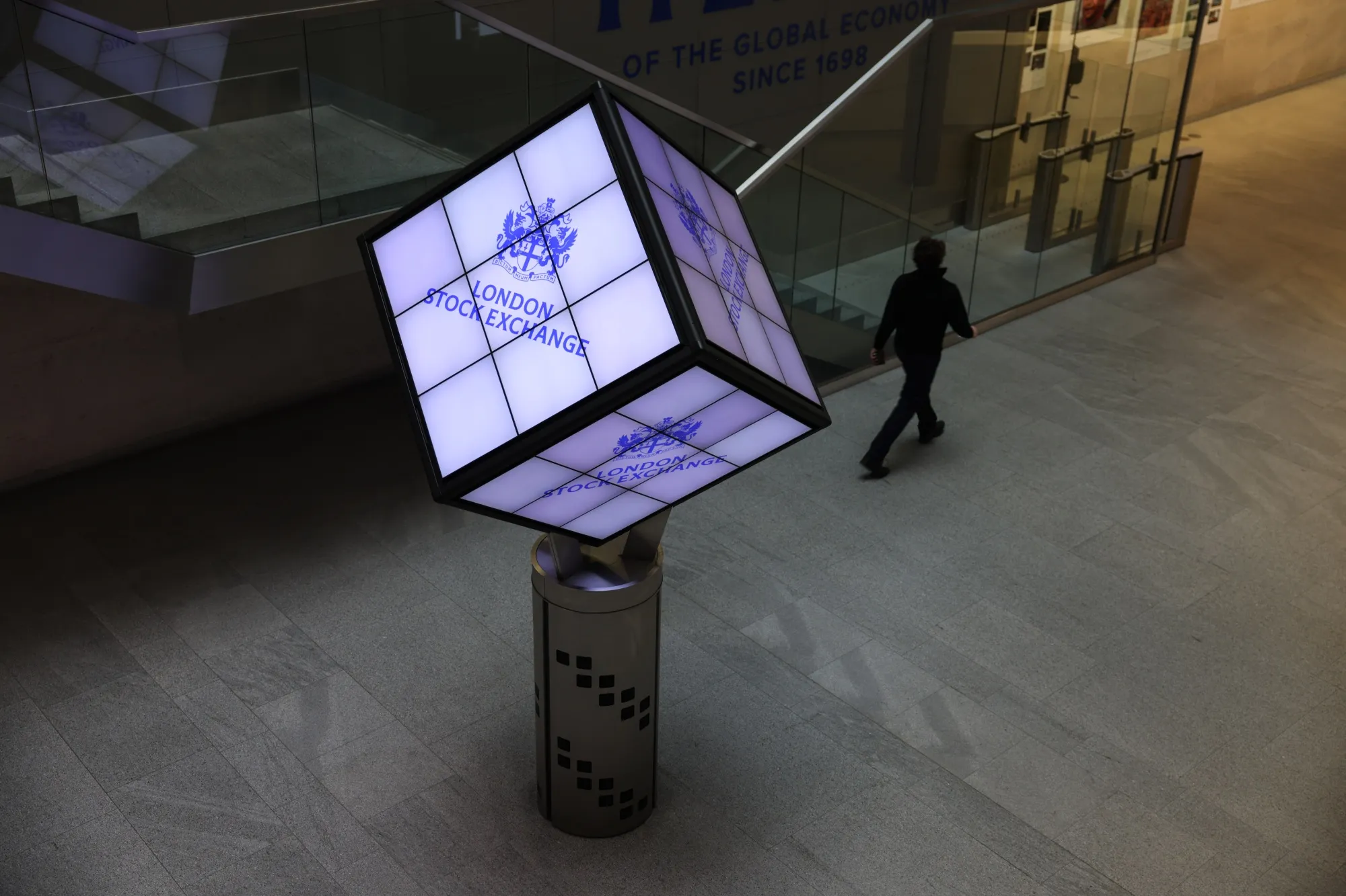 The London Stock Exchange in London.