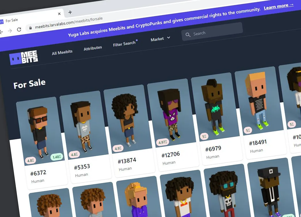 CryptoPunk NFTs Rekindle Manipulation Chatter Ahead of Meebits Deal -  Bloomberg