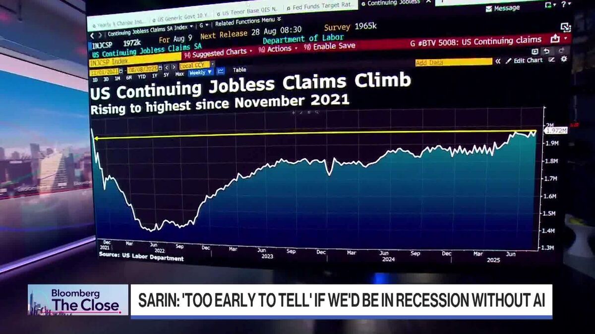 ⚫️ BLOOMBERG: "Natasha Sarin: L'Impatto dell'IA sull'Economia e la Recessione negli Stati Uniti"