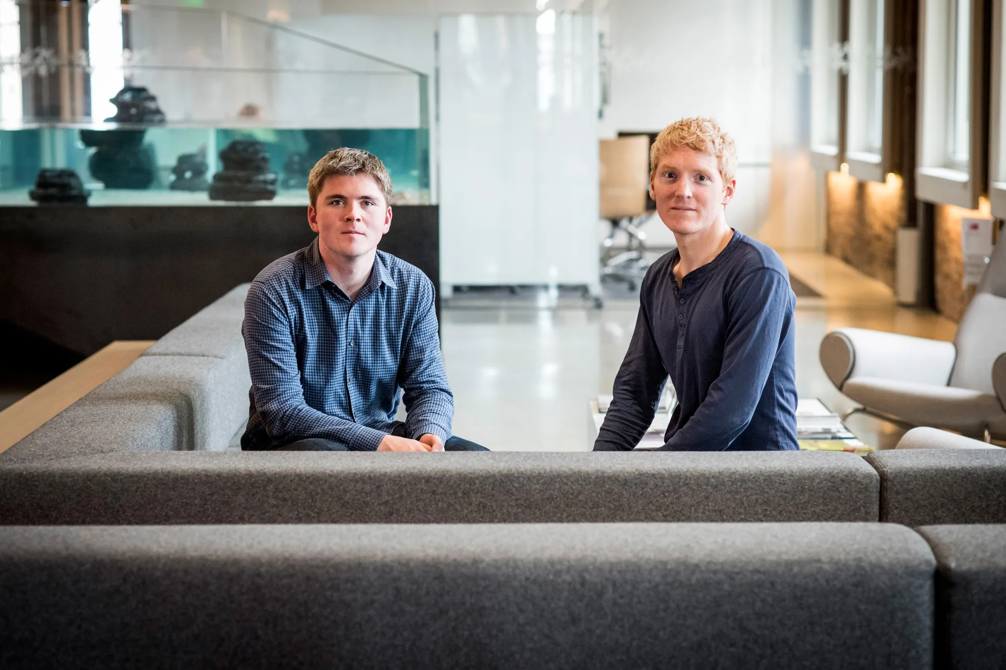 John, left, and&nbsp;Patrick Collison.