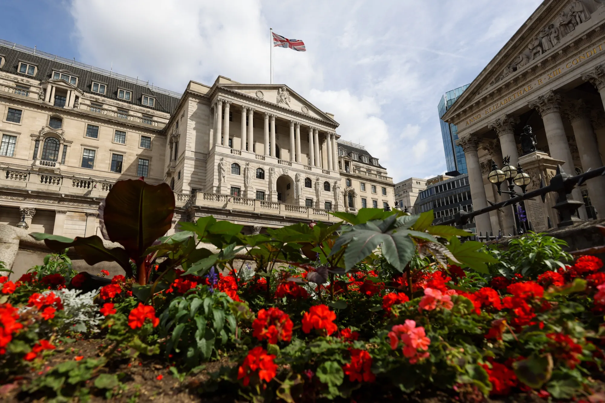 The Bank of England headquarters in London.
