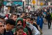 Asylum Seeking Migrants Wait In Line For Immigration Customs Enforcement Appointments