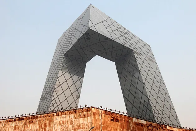The China Central Television (CCTV) Headquarters in Beijing