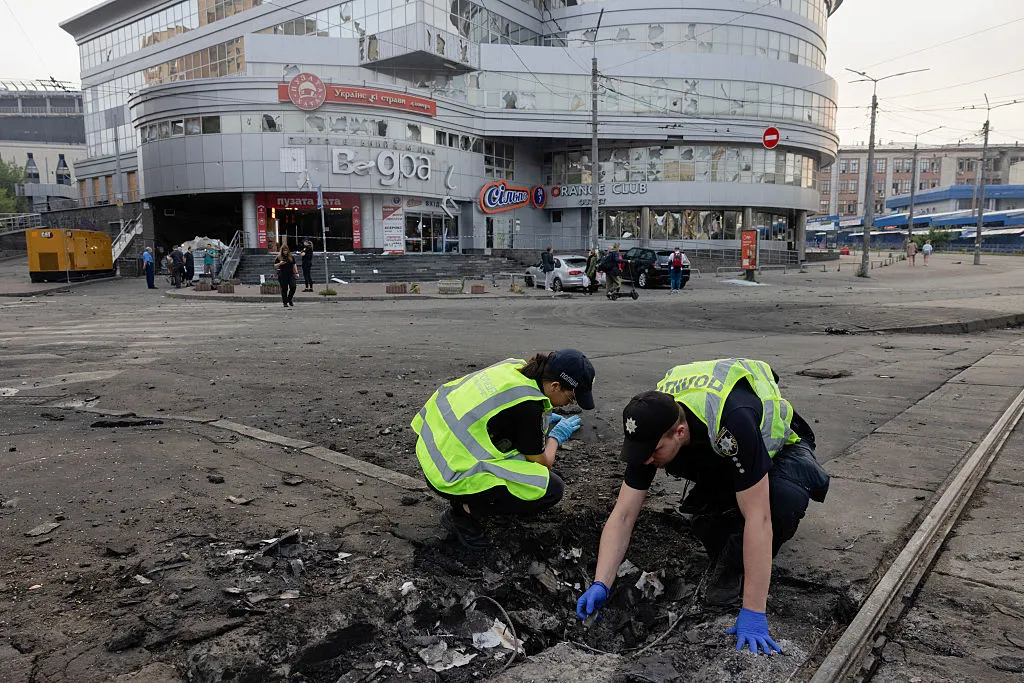 Kiyv was struck earlier this month in a Russian assault.