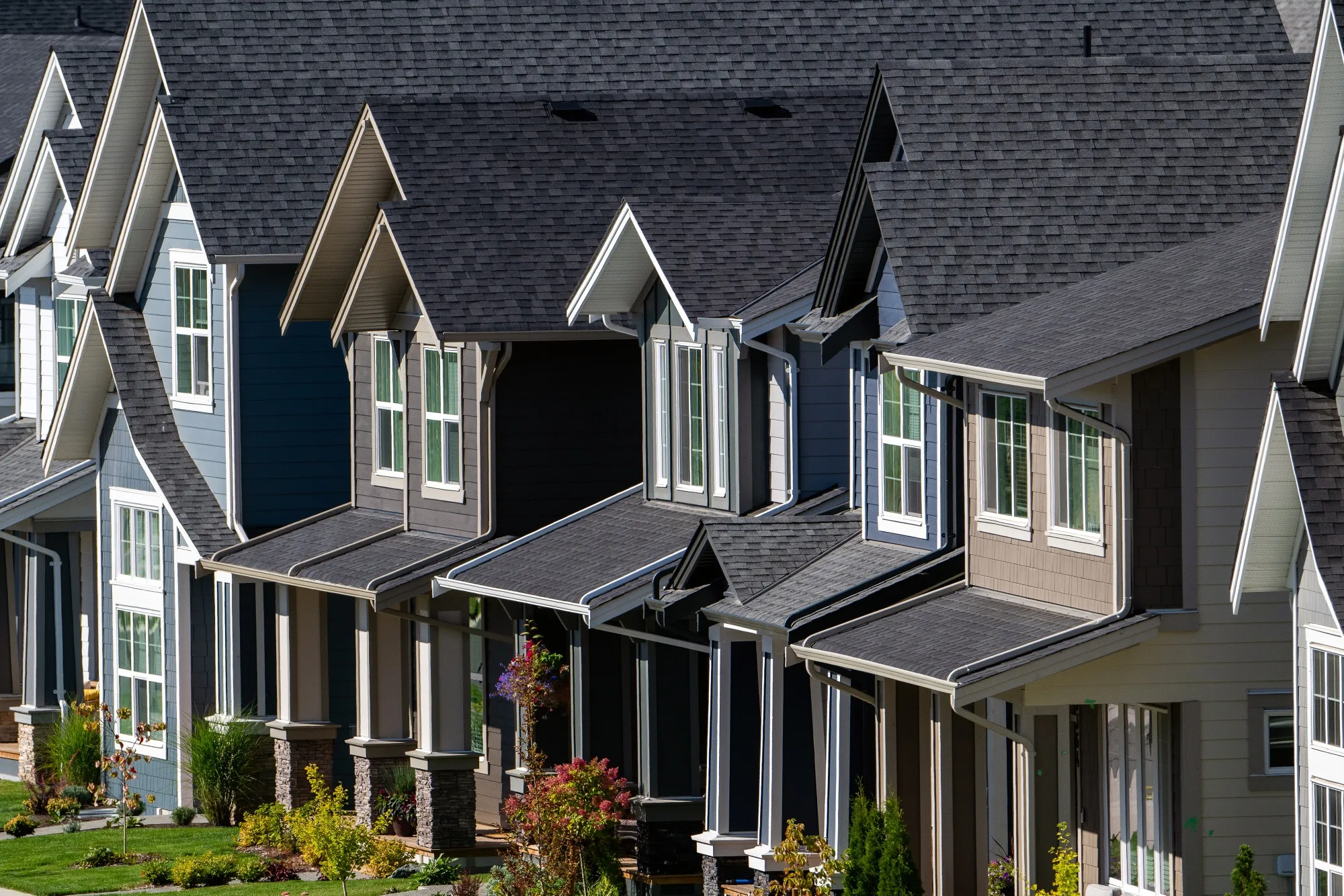 Homes in Colwood, British Columbia.