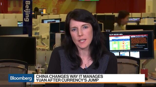 China Changes The Way It Manages Yuan After Currency S Jump Bloomberg