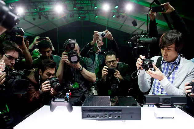 The Xbox One game console at its unveiling on May 21 in Redmond, Wash.