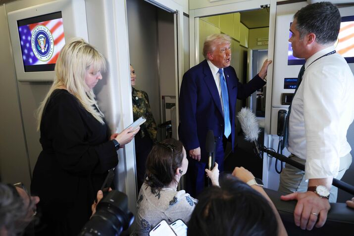 President Trump Makes First Middle East Trip Of His Second Term