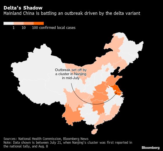 China Punishes Dozens of Officials as Delta Outbreaks Spread