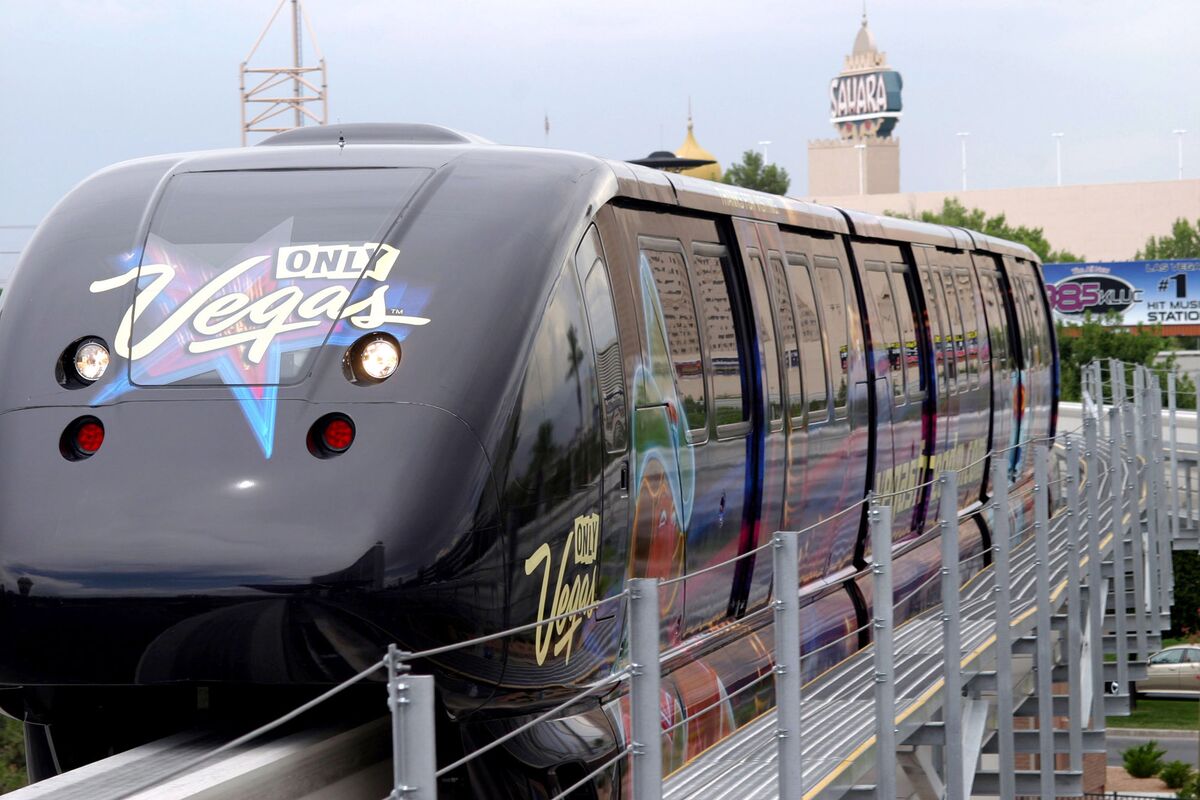 Las Vegas Monorail Files For Bankruptcy After Virus Curbs Rides Bloomberg   1200x800 