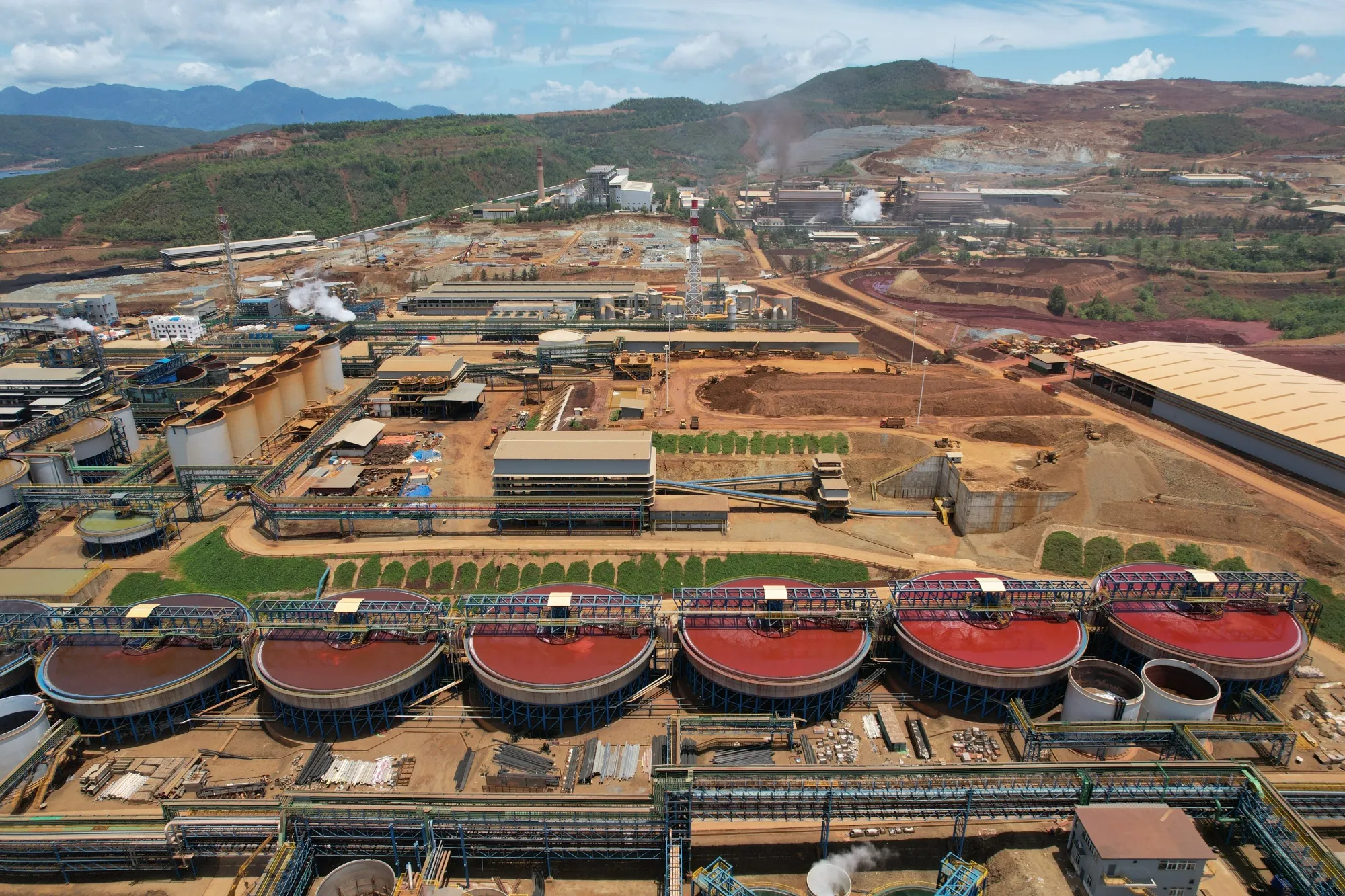 Harita Nickel’s Halmahera Persada Lygend processing facility on Obi Island.