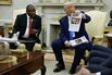 President Trump Meets With South African President Cyril Ramaphosa At The White House