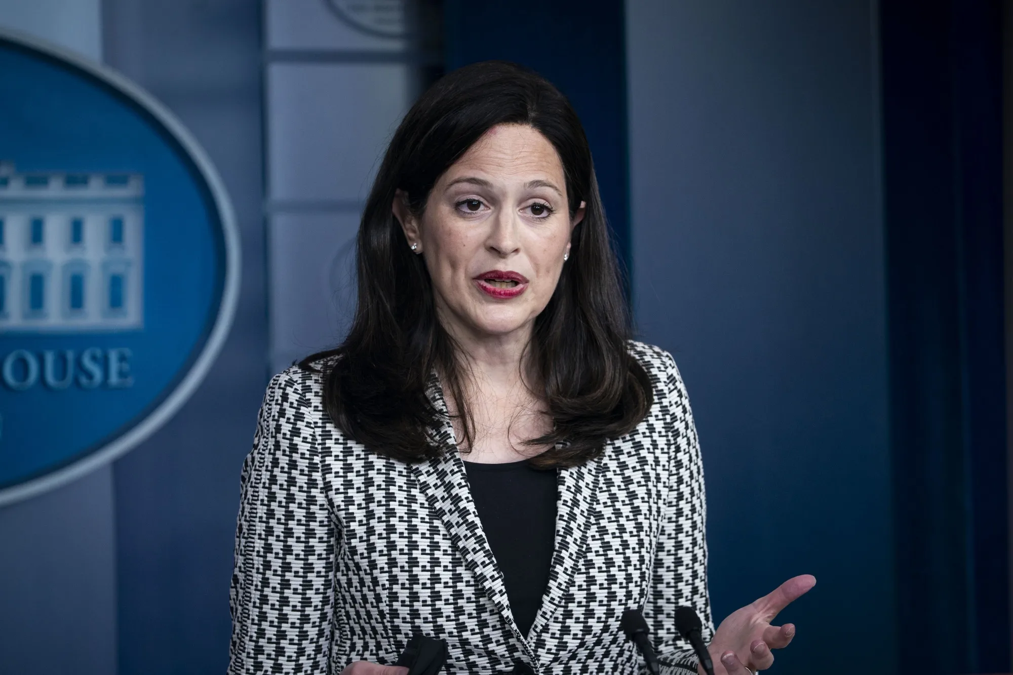 Anne Neuberger in her former role at the White House.