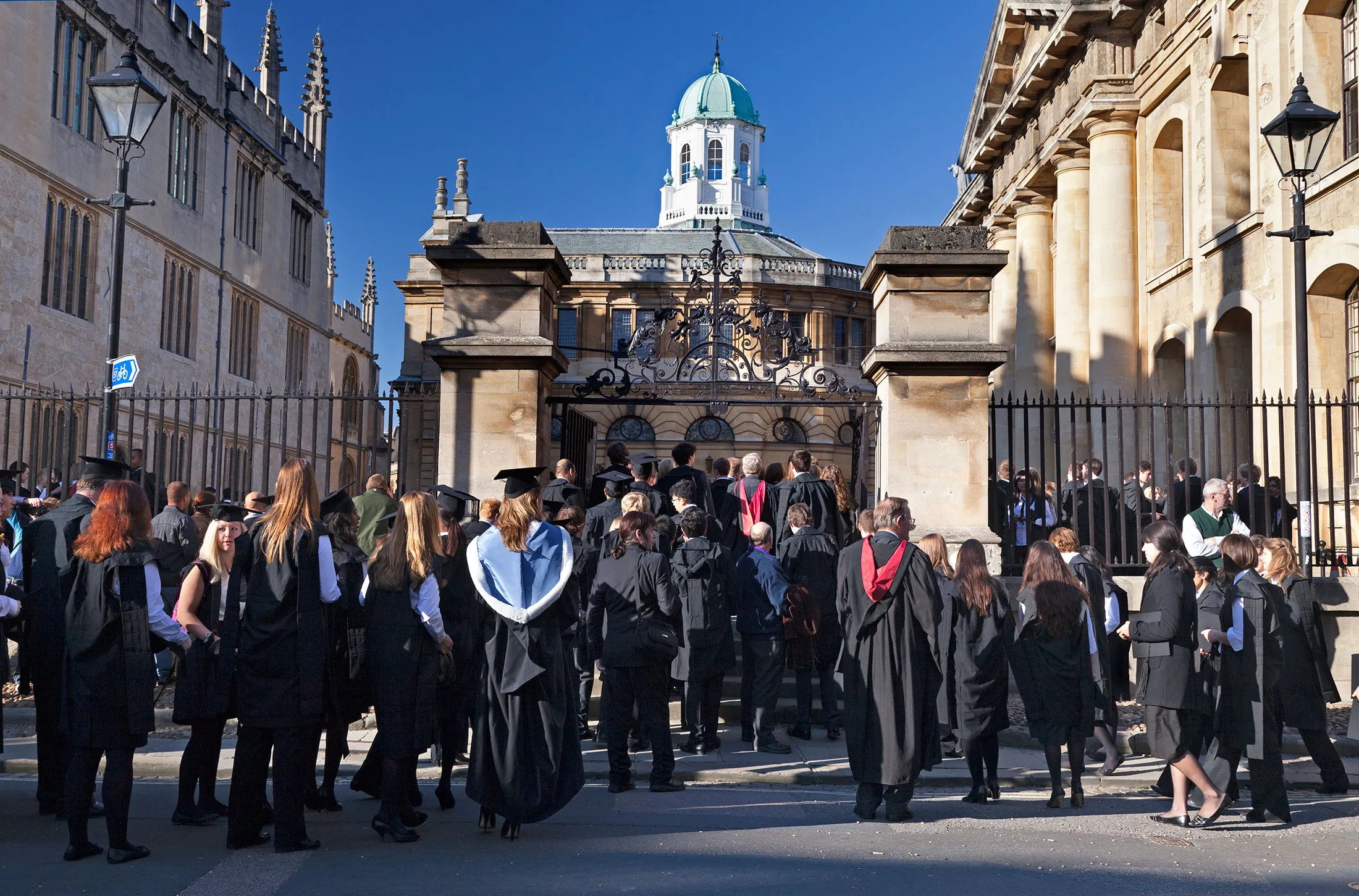 Students at Matriculation Ceremony 8, the Sheldonian, Oxford University
