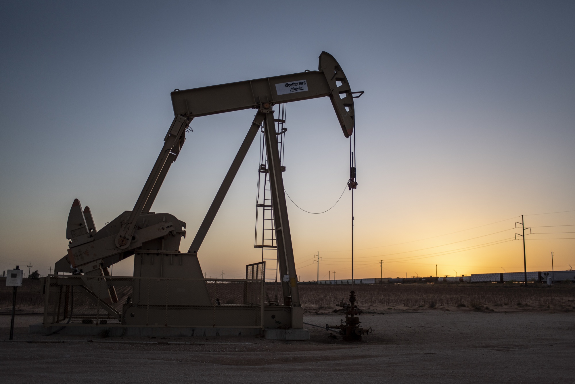 An oil pump jack in Midland, Texas, US, on Thursday, April 7, 2022.